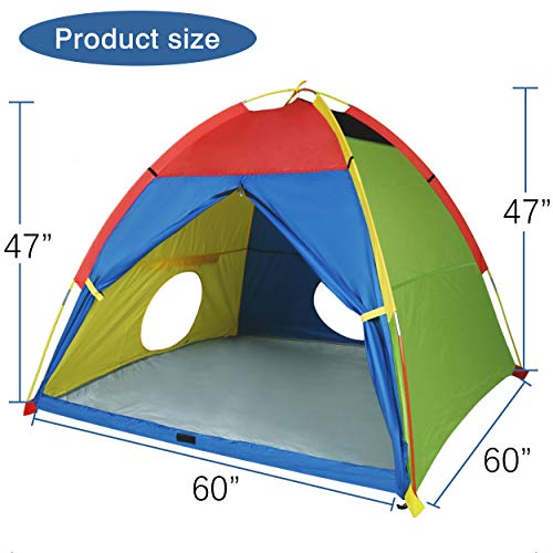 MountRhino Kids Play Tent & Playhouse，60”x60”x47” Kids Pop Up Ten...