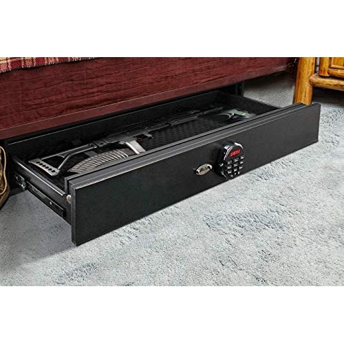 Moutec Under Bed Safe, Rapid Storage Safe Drawer Safe for AR R...