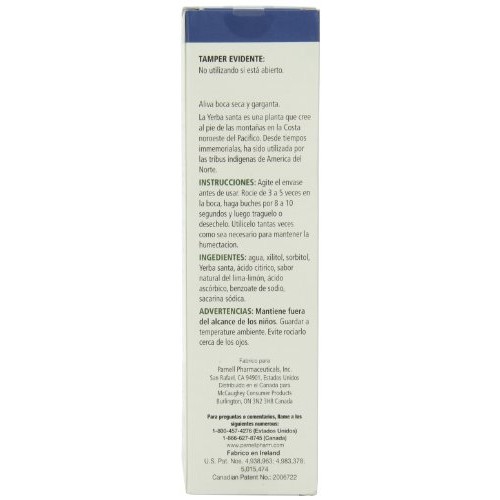 Mouth Kote Dry Mouth Spray, Oral Moisturizer with Yerba Santa, 8 F...