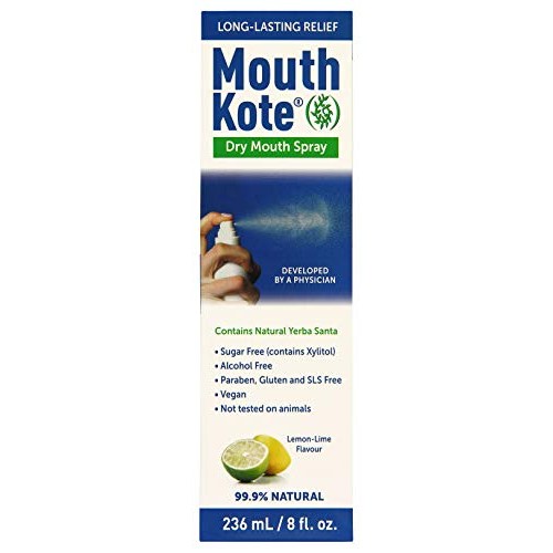 Mouth Kote Dry Mouth Spray, Oral Moisturizer with Yerba Santa, 8 F...