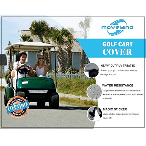 2020Upgraded Outdoor Golf Cart Cover Compatible with EZ GO,Clu...