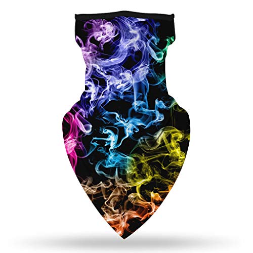 3 Pcs Seamless Neck Gaiters with Ear Loops, Cooling Sunscreen Face...