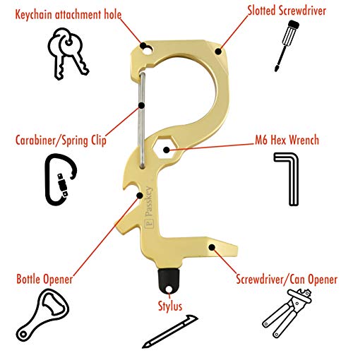 Passkey - No Touch Keychain Door Opener Tool - No Contact Hygiene ...