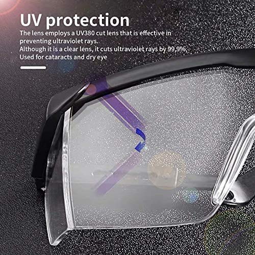 5 PACK Safety Goggles,Over Glasses Eyes Protection Goggles Protect...