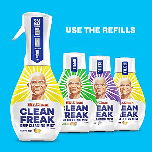 Mr. Clean Freak Deep Cleaning Mist Multi-Surface Spray Lavender Bu...