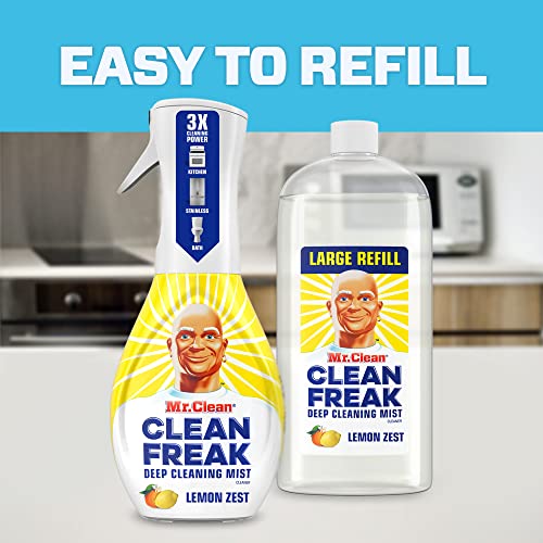 Mr. Clean All Purpose Cleaner, Clean Freak Mist Cleaning Kit for B...