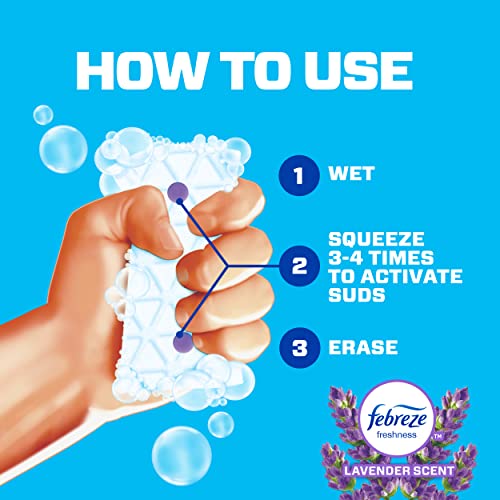 Mr. Clean Magic Eraser, Bathroom, Shower, and Shoe Cleaner with Fe...