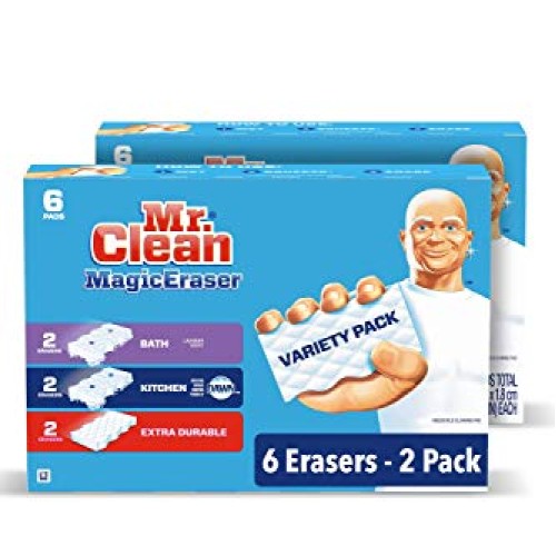 Mr. Clean Magic Eraser Variety Pack with Bath, Kitchen, and Extra...