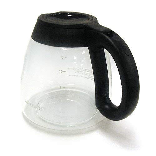 Mr. Coffee 12-Cup Replacement Decanter for FT and IS Series, Black...