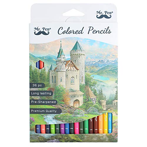 Mr. Pen- Colored Pencils, 36 Pack, Soft Core, Colored Pencils for ...