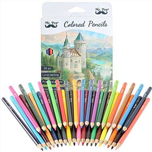 Mr. Pen- Colored Pencils, 36 Pack, Soft Core, Colored Pencils for ...
