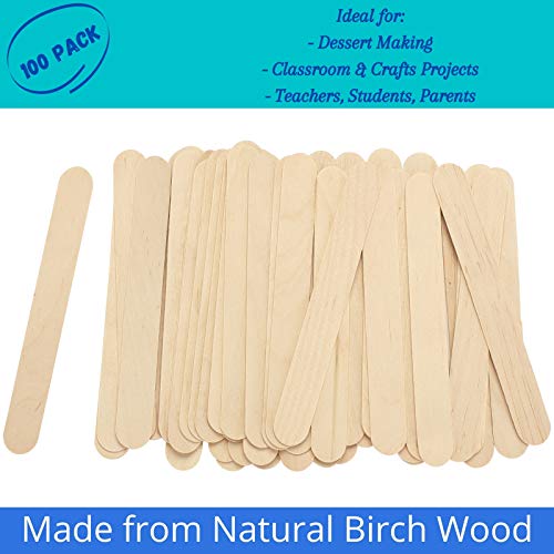 Mr. Pen- Craft Sticks, Jumbo Popsicle Sticks, 100 Pack, 6 inch, La...
