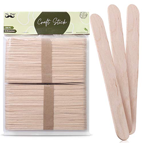 Mr. Pen- Craft Sticks, Jumbo Popsicle Sticks, 100 Pack, 6 inch, La...