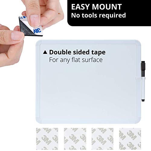 Mr. Pen- Dry Erase Board, 14” x 12” with a Black Dry Erase Marker,...