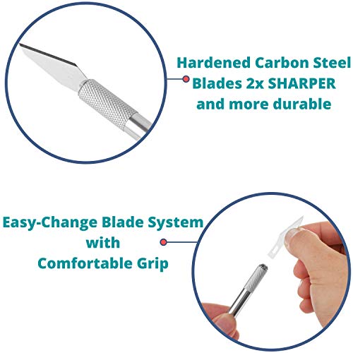 Mr. Pen- Exacto Knife, Craft Knife, 33 Piece, Exacto Knife for Cra...