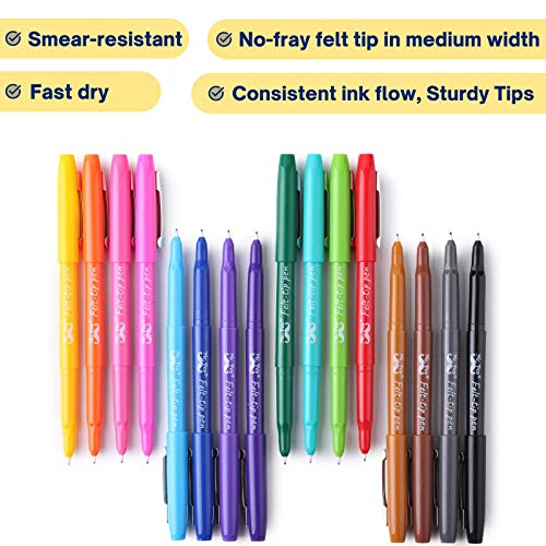 Mr. Pen- Felt Tip Pens, 16 Pack, Colored Felt Tip Pens, Marker Pen...