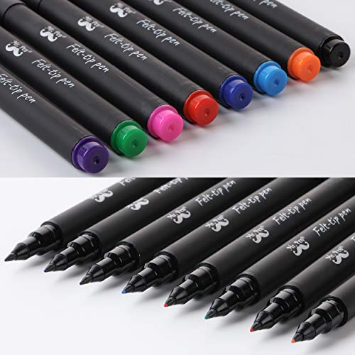 Mr. Pen- Felt Tip Pens, Pens Fine Point, Pack of 8, Fast Dry, No S...