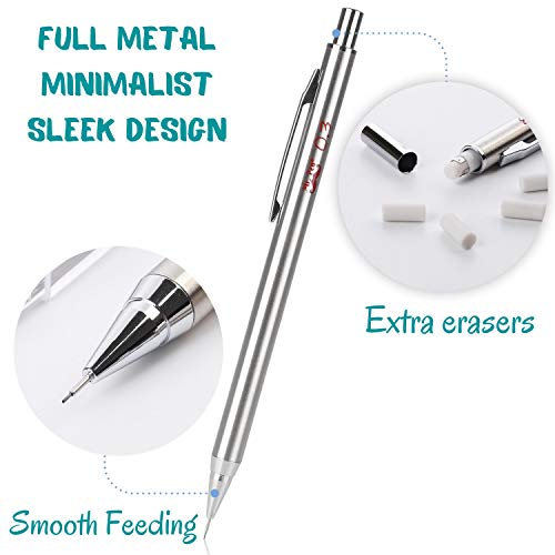 Mr. Pen- Mechanical Pencils 0.3, Pack of 2, Metal Mechanical Penci...