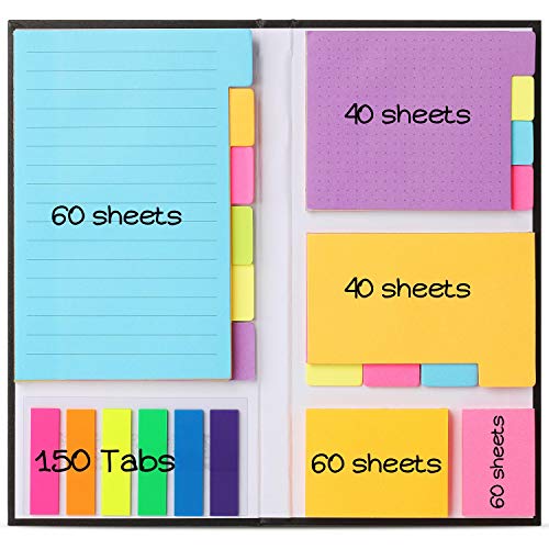Mr. Pen- Sticky Notes Set, Sticky Notes Tabs, 410 Pack, Divider St...