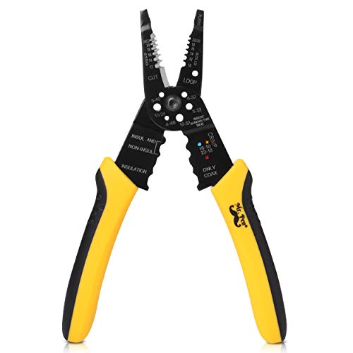 Mr. Pen- Wire Stripper, 8 inch, Wire Cutter, Wire Stripper Crimper...