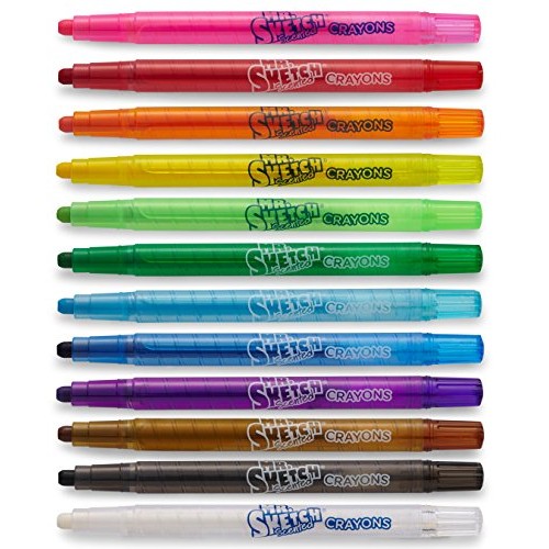 Mr. Sketch 1951200 Scented Twistable Crayons, Assorted Colors, 12-...