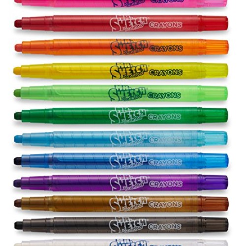 Mr. Sketch 1951200 Scented Twistable Crayons, Assorted Colors, 12-...