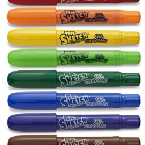 Mr. Sketch 1951333 Scented Twistable Gel Crayons, Assorted Colors...
