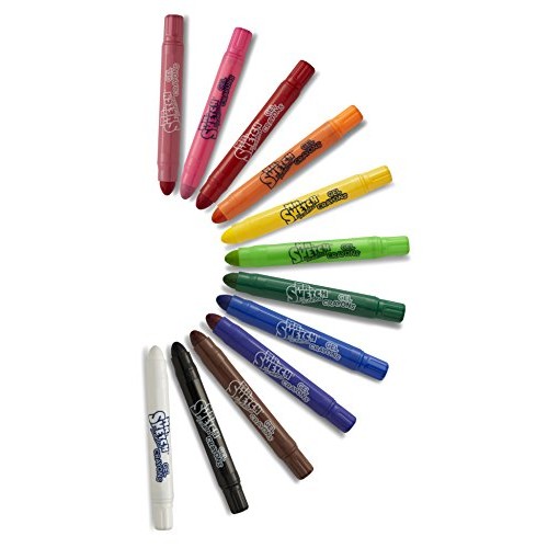 Mr. Sketch 1951333 Scented Twistable Gel Crayons, Assorted Colors...