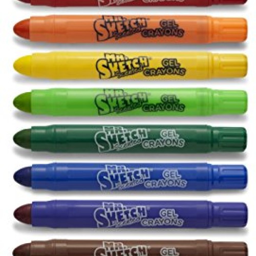 Mr. Sketch 1951333 Scented Twistable Gel Crayons, Assorted Colors...