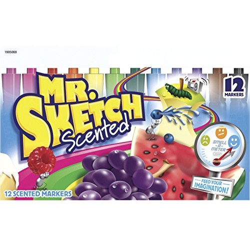 Mr. Sketch Scented Water Color Markers, 12 Color Set20672