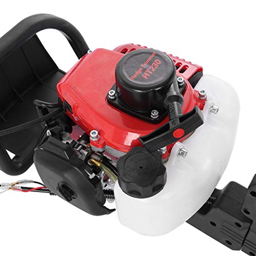 Mr.Tool 26cc 2-Cycle Gas Hedge Trimmer 24 Double-Sided Blade Reco...