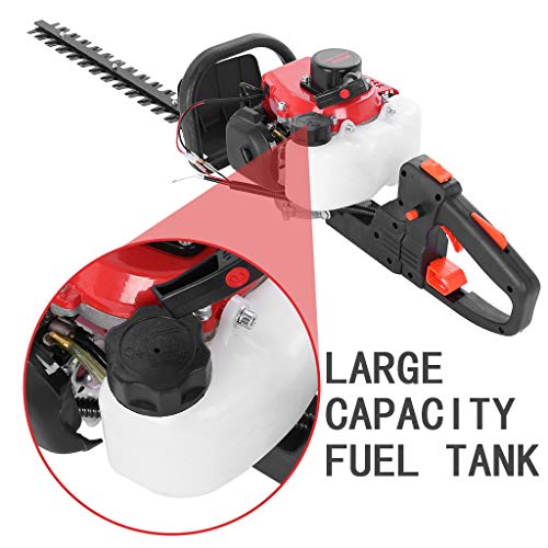 Mr.Tool 26cc 2-Cycle Gas Hedge Trimmer 24 Double-Sided Blade Reco...