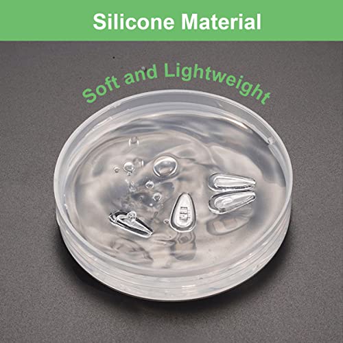 Mr.ZzjOOj Eyeglasses Nose Pads, Upgraded Soft Silicone Air Chamber...