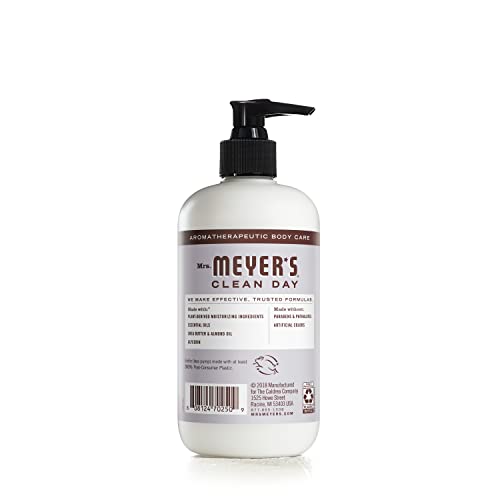 Mrs. Meyers Hand Lotion for Dry Hands, Non-Greasy Moisturizer Mad...