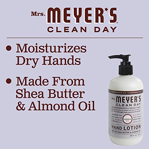 Mrs. Meyers Hand Lotion for Dry Hands, Non-Greasy Moisturizer Mad...
