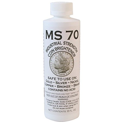 MS-70 8 oz. Coin Cleaner Qty = 1 Bottle