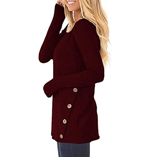 Msaikric Womens Sweatshirt Casual Long Sleeve Faux Suede Loose Tu...