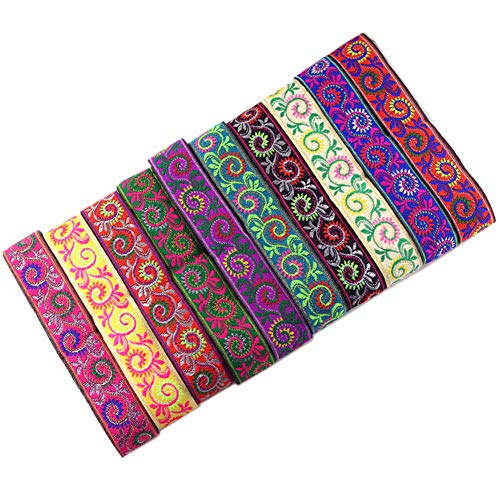 MSCFTFB Pasley Patterns Jacquard Ribbon Woven Fabric Ribbons Fabri...
