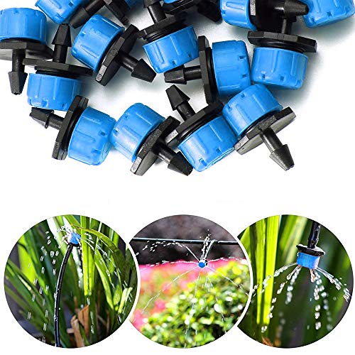 MSDADA 82ft Garden Watering System, 1/4 Blank Distribution Tubing...