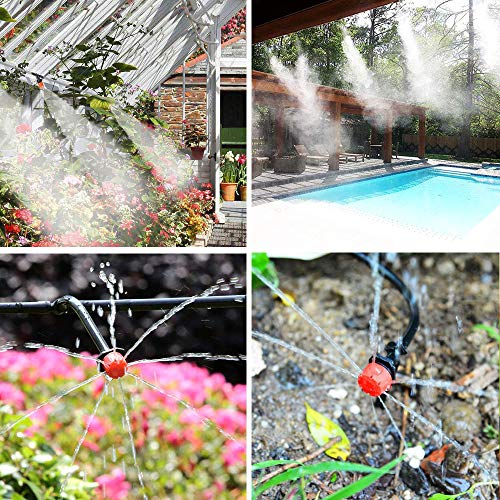 MSDADA Drip Irrigation Kit System, 82 Ft Garden Irrigation System,...