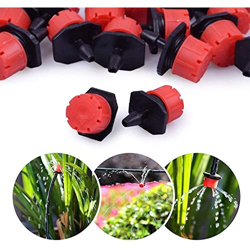 MSDADA Garden 50Ft Automatic Micro Drip Irrigation Kits, 1/4 Blan...