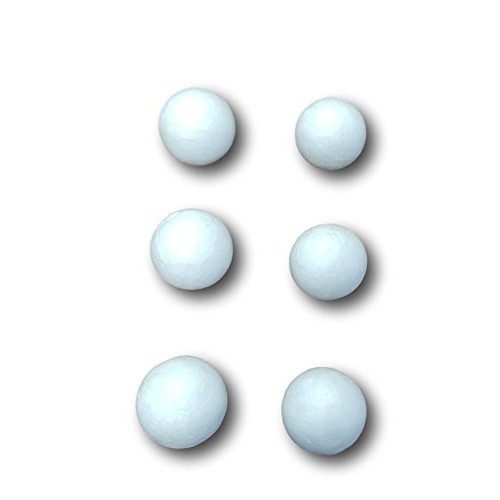 Smooth and Durable 1.5” White Craft Foam Polystyrene Round Balls G...