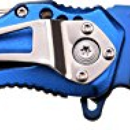 MTech USA Ballistic MT-A705SBL Spring Assist Folding Knife, Blue S...