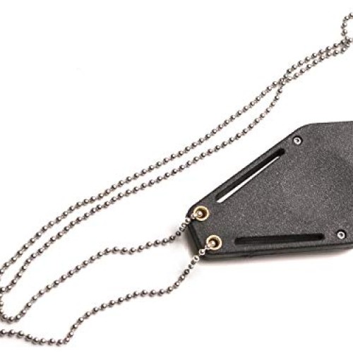 MTech USA MT-588BK Fixed Blade Neck Knife, Black Blade and Grenade...