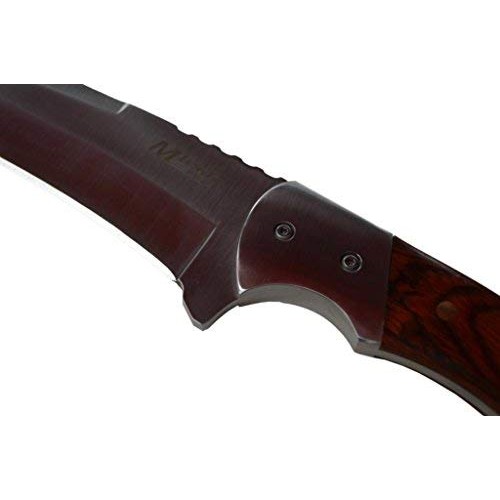 9 M-TECH TACTICAL Hunting Survival FULL TANG FIXED BLADE KNIFE Wo...