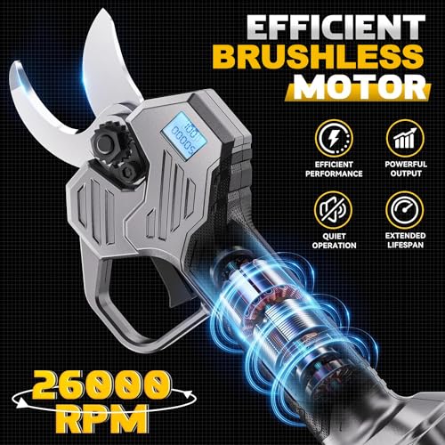 Electric Pruning Shears for Dewalt 20v Battery, Cordless Pruner Ga...