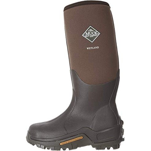 Muck Wetland Rubber Premium Mens Field Boots,Bark,Mens 12 M/Wome...