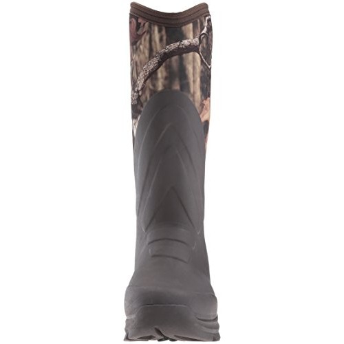 Muck Woody Grit Rubber Mens Work/Hunting Boots, Brown/Mossy Oak, 9...
