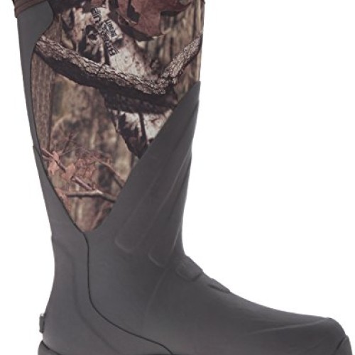 Muck Woody Grit Rubber Mens Work/Hunting Boots, Brown/Mossy Oak, 9...