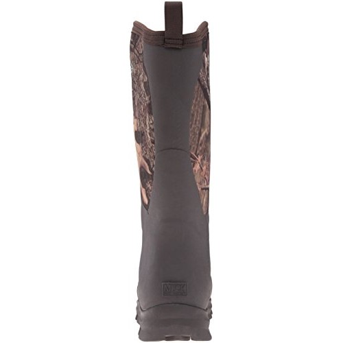 Muck Woody Grit Rubber Mens Work/Hunting Boots, Brown/Mossy Oak, 9...